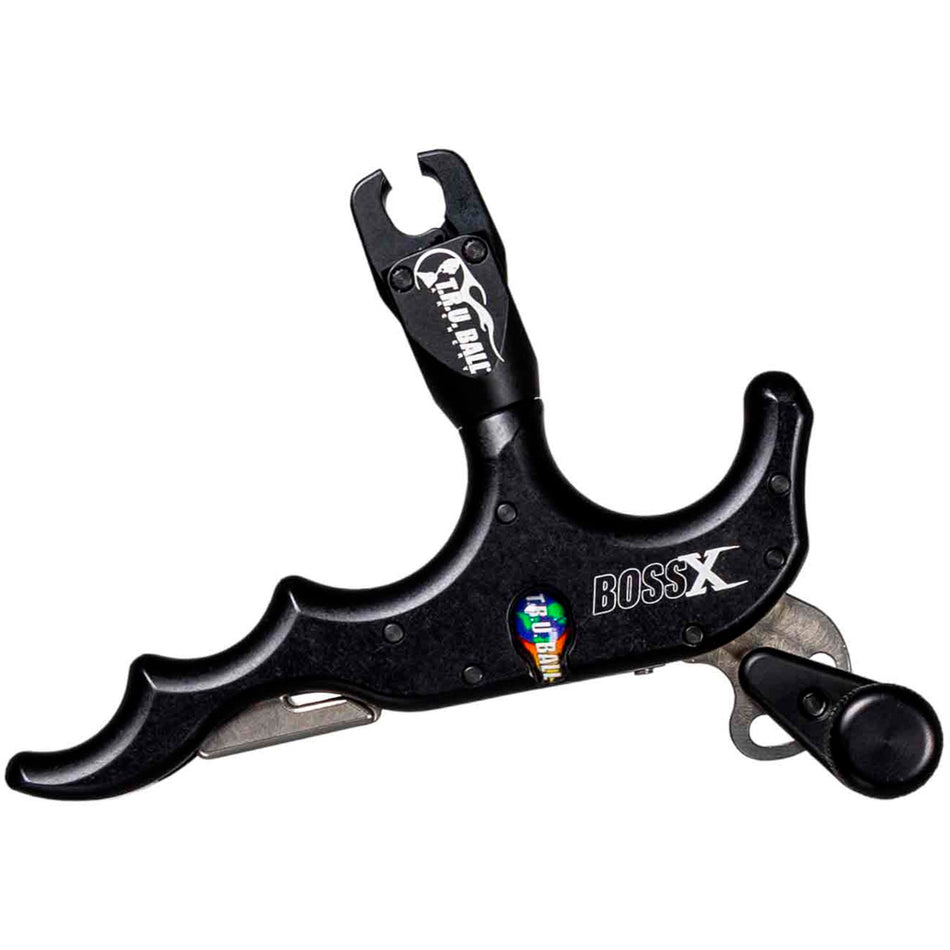 Tru Ball Boss X Release Aid, 4 Finger, Black