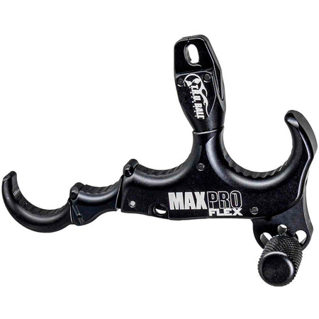 Tru Ball Max Pro Flex Release Aid, 4 Finger, Black