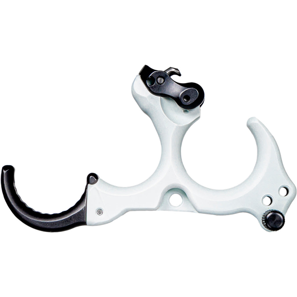 Tru Ball Honey Badger Claw Flex CK Release Aid, 3 Finger, Cloud White, Medium