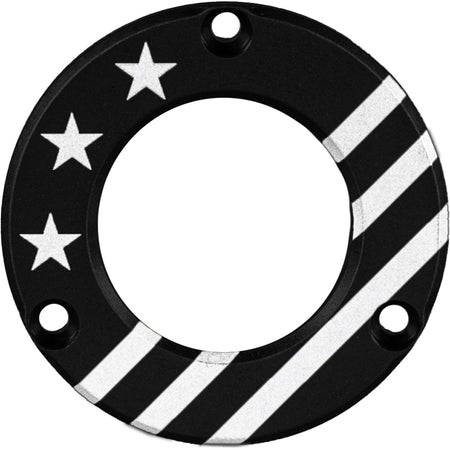 Axcel Driver Black Hubcap Disc Made In USA Patriotic Theme