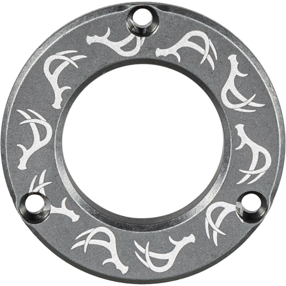Axcel Driver Hunting Sight Hubcap Stone Gray Deer Antlers Design