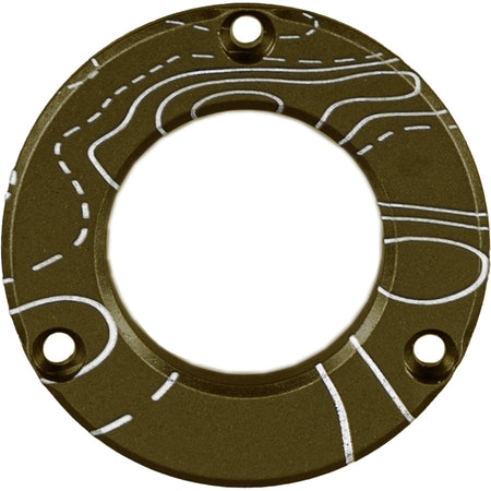 Axcel Driver Hunting Sight Hubcap Tactical Green Topographical Map Design