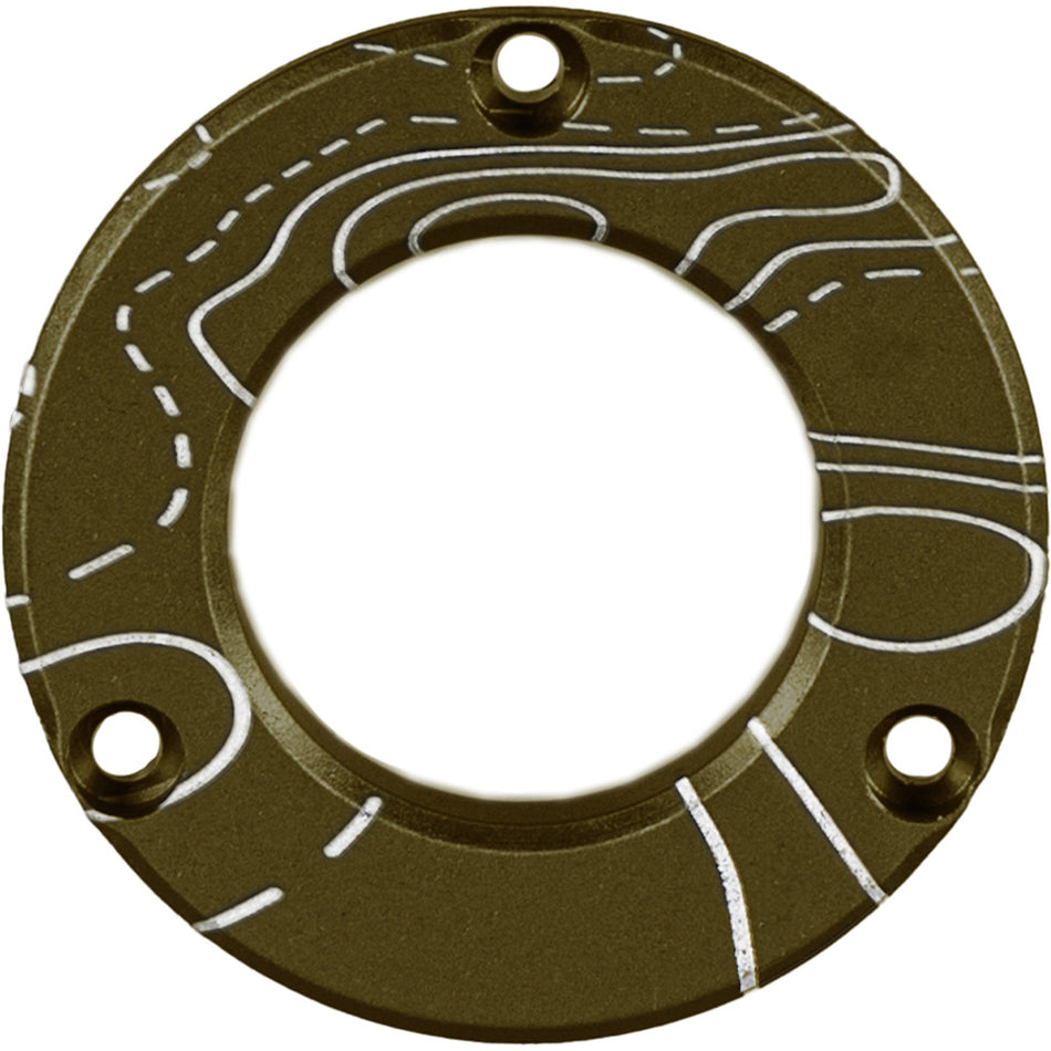 Axcel Driver Hunting Sight Hubcap Tactical Green Topographical Map Design