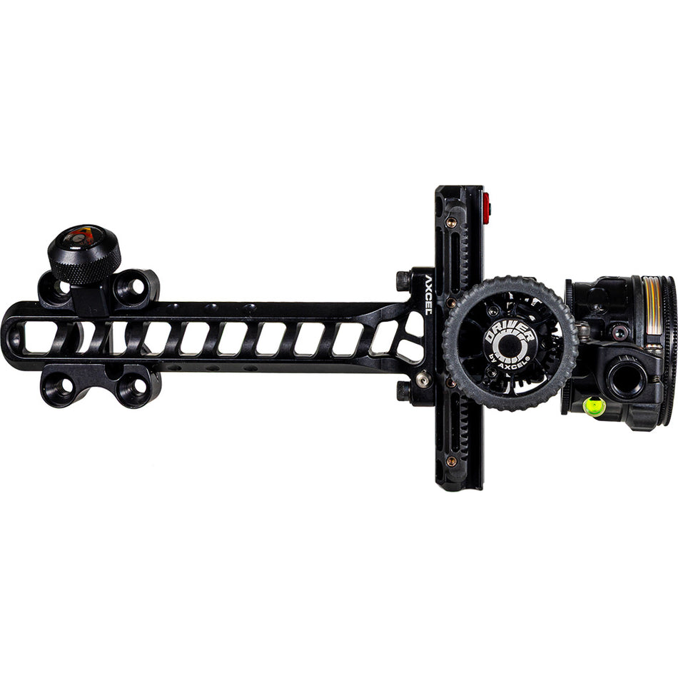 Axcel Driver Plus Archery Slider Sight AVX-41 Scope Stealth Black .010 Ranger Dual Pin RH