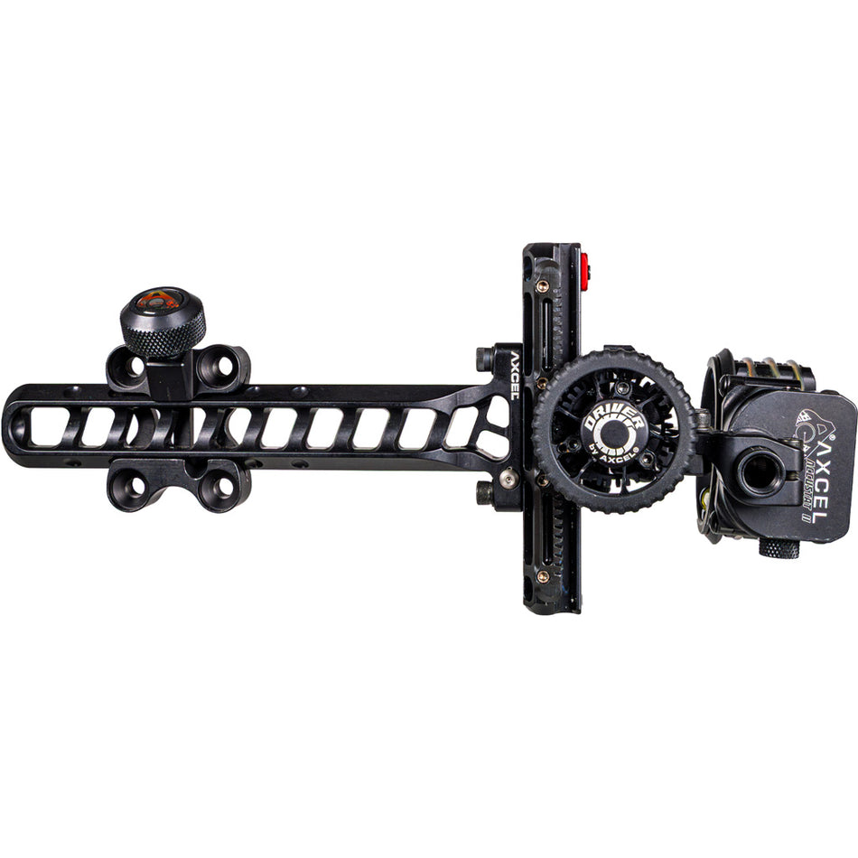 Axcel Driver Archery Slider Sight Accustat II Scope Stealth Black .019 Three Pin RH