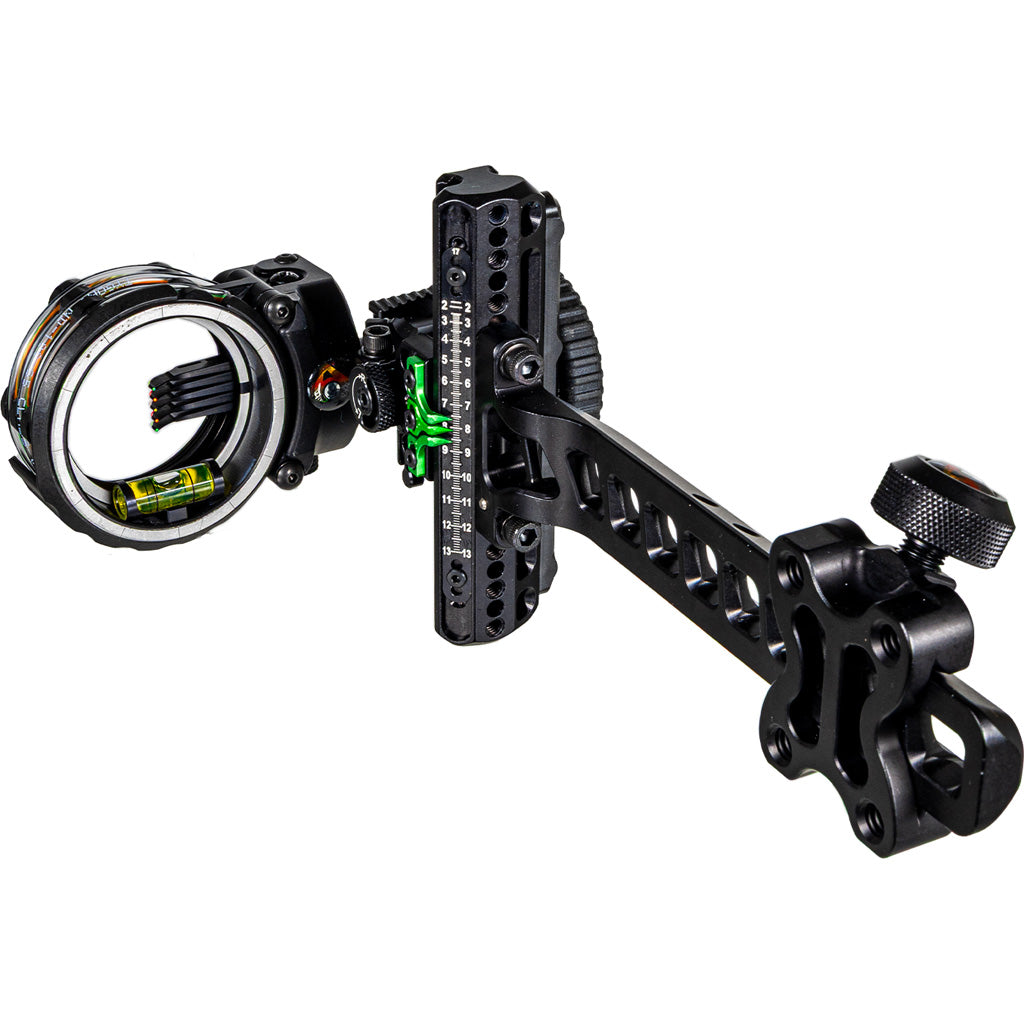 Axcel Driver Archery Slider Sight Accustat II Scope Stealth Black .010 Five Pin RH