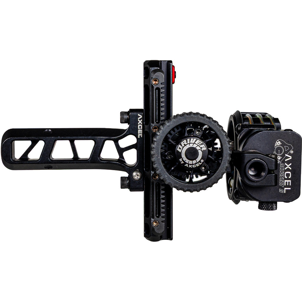 Axcel Driver Slider Sight Accustat II Scope Stealth Black Bridge-Lock .019 Micro 3-Pin Right Hand