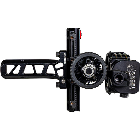 Axcel Driver Slider Sight Accustat II Scope Stealth Black Bridge-Lock .019 Micro 3-Pin Right Hand