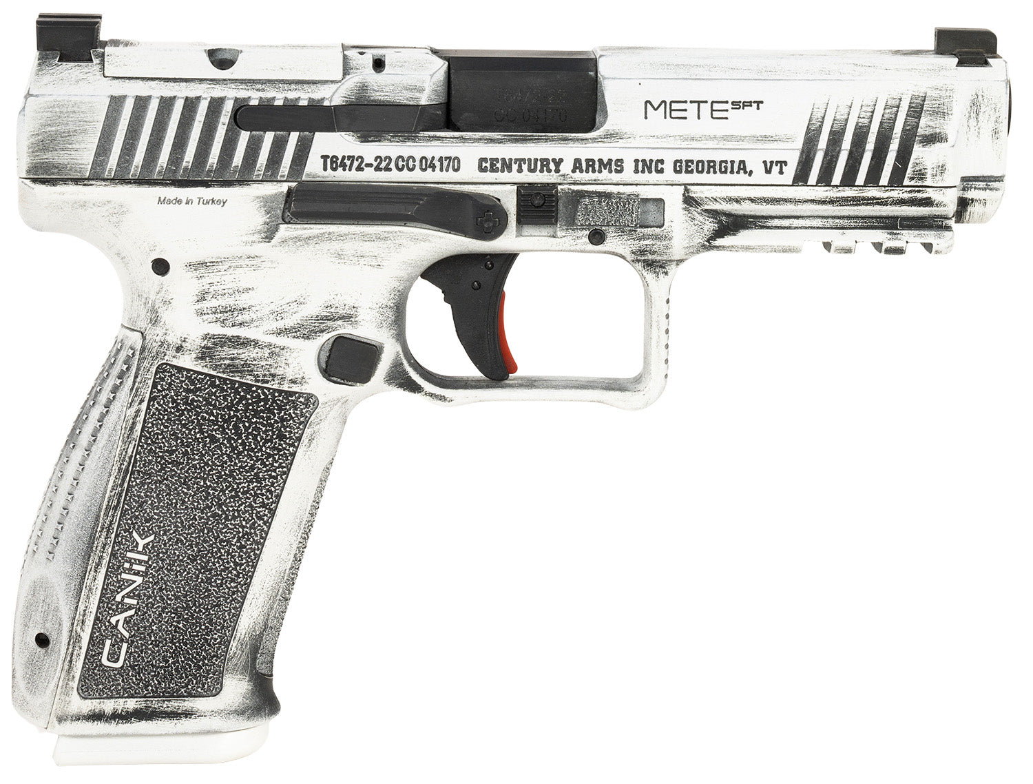Canik HG5636ADN Mete SFT 9mm Luger 18+1(2) 4.46" Barrel, Serrated Optic Cut Slide, Polymer Frame w/Picatinny Accessory Rail & Beavertail, Speed loader and IWB/OWB Holster.
