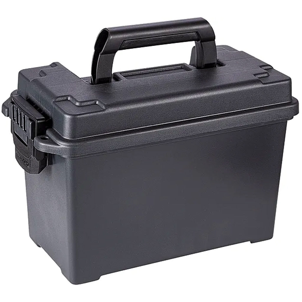 Plano Deep Ammo Storage Box, No Gasket, Black Plastic, 4-Pack PLA1712P