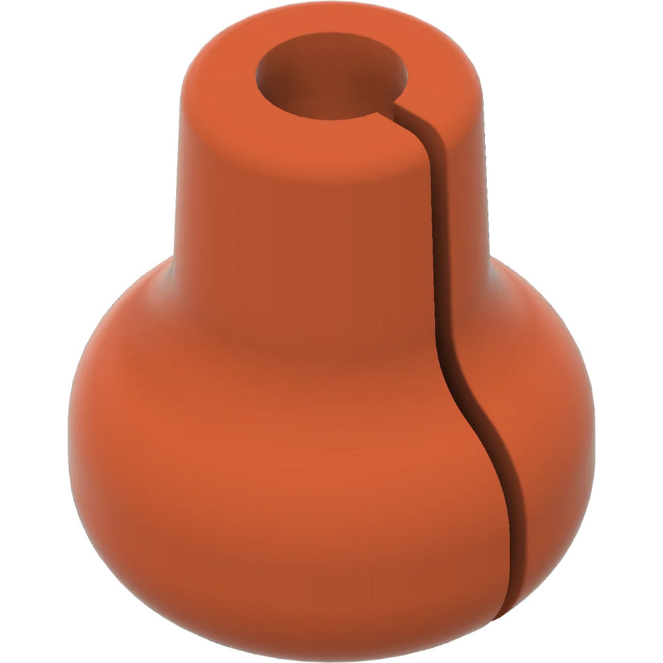 Pine Ridge Beak Button 1-Pack Orange Bowstring Nose Anchor