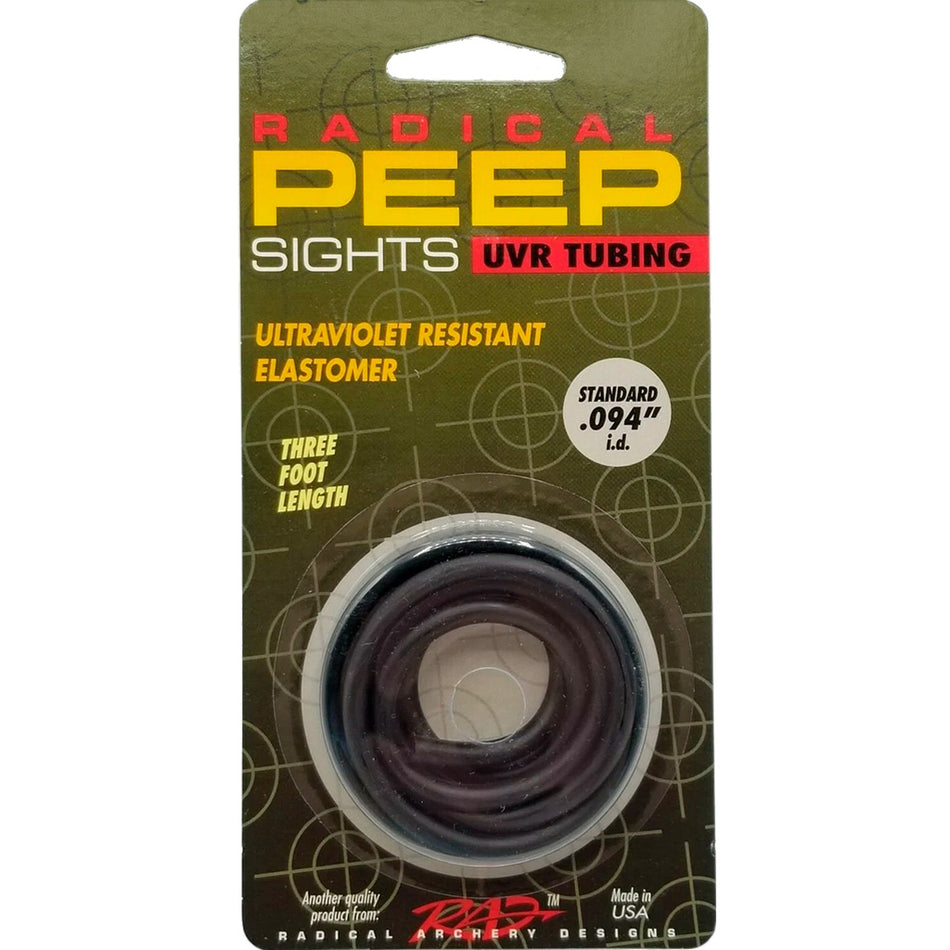 RAD UVR Archery Peep Tubing .094 Inch ID, UV Rot-Resistant