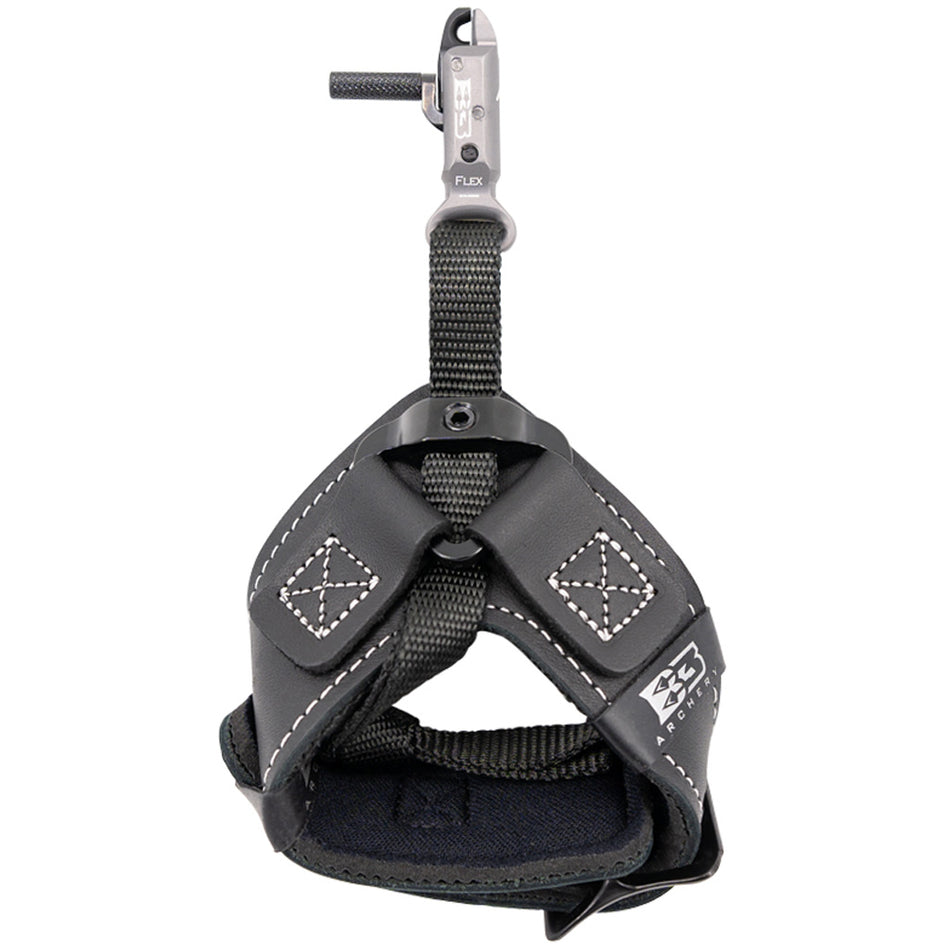 B3 King Index Finger Bow Release with Flex Connector Grey
