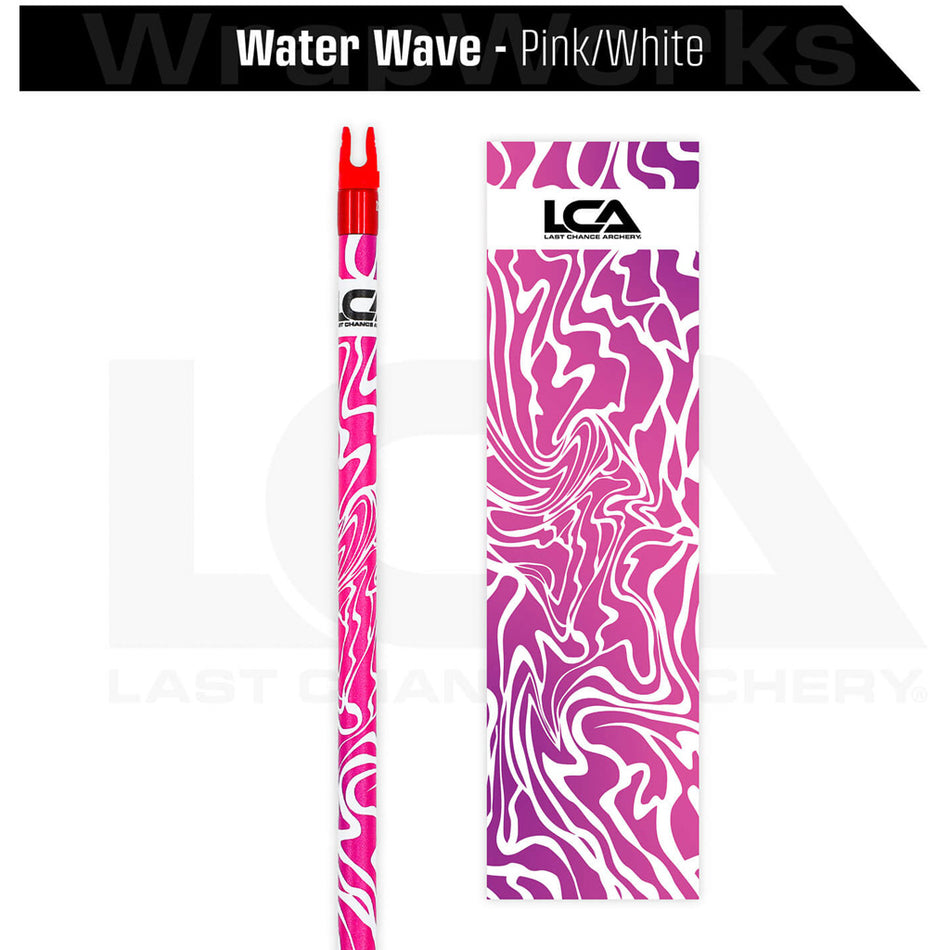 Last Chance WrapWorks Water Wave Pink/White Precision Flex M-Series