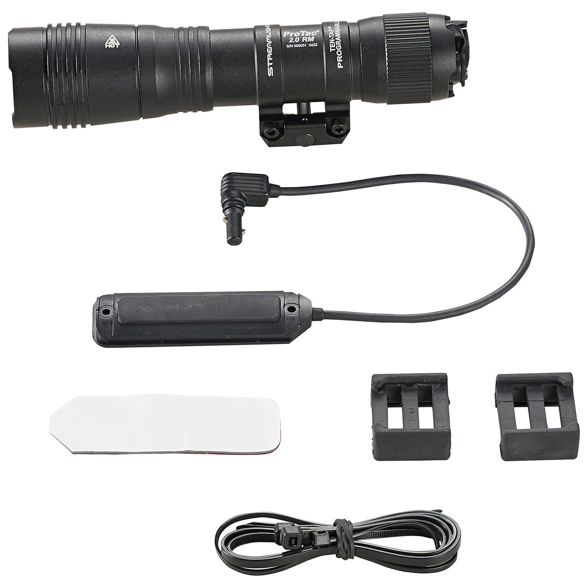 Streamlight ProTac 2.0 Rail Mount Tactical Weapon Light Black Anodized 2000 Lumens Picatinny Rail