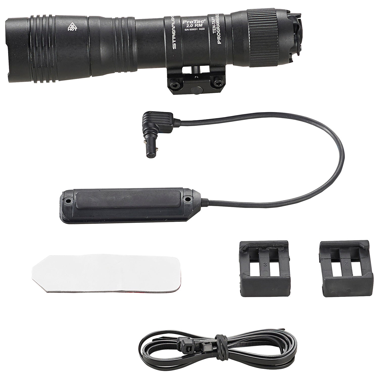 Streamlight ProTac 2.0 Rail Mount Tactical Weapon Light Black Anodized 2000 Lumens Picatinny Rail
