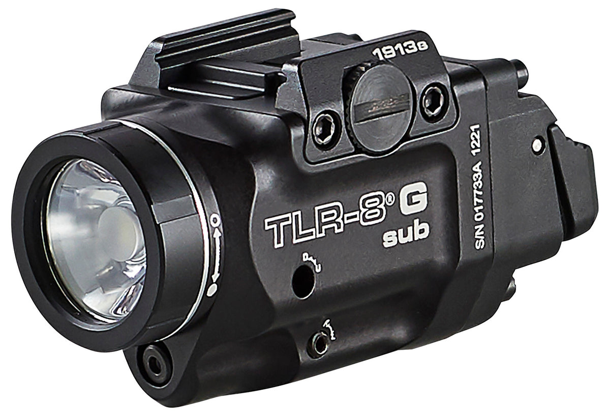 Streamlight TRL-8 G Sub 69438 Green Laser Weapon Light 500 Lumens Black 1913 Short Rail