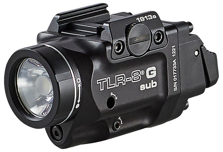 Streamlight TRL-8 G Sub 69438 Green Laser Weapon Light 500 Lumens Black 1913 Short Rail