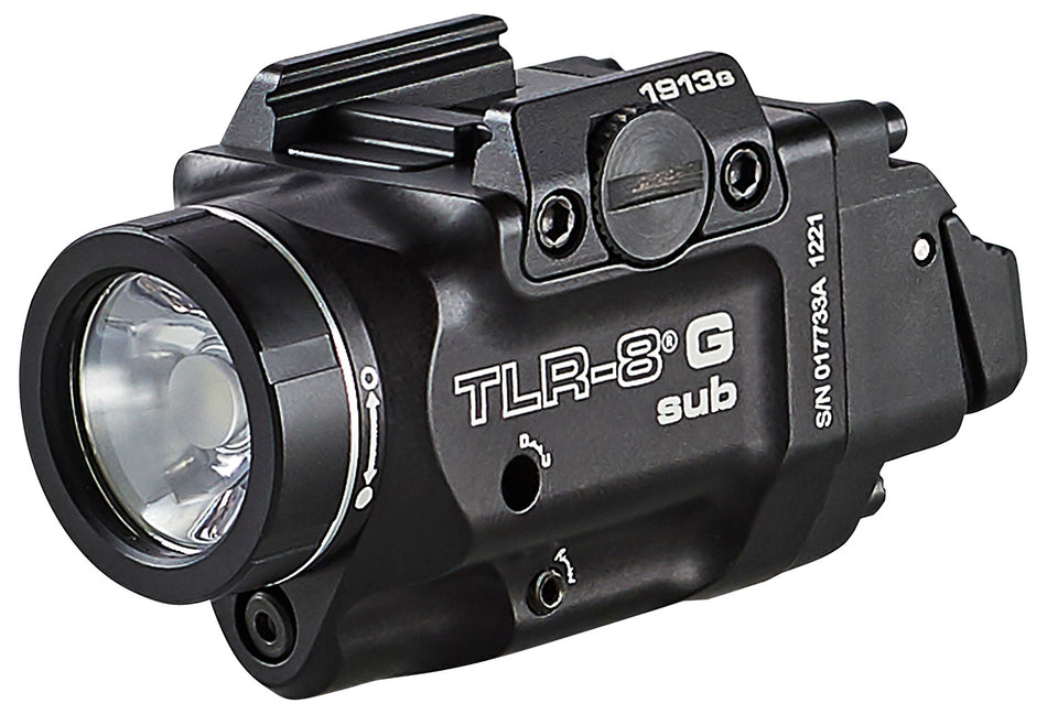 Streamlight TRL-8 G Sub 69438 Green Laser Weapon Light 500 Lumens Black 1913 Short Rail
