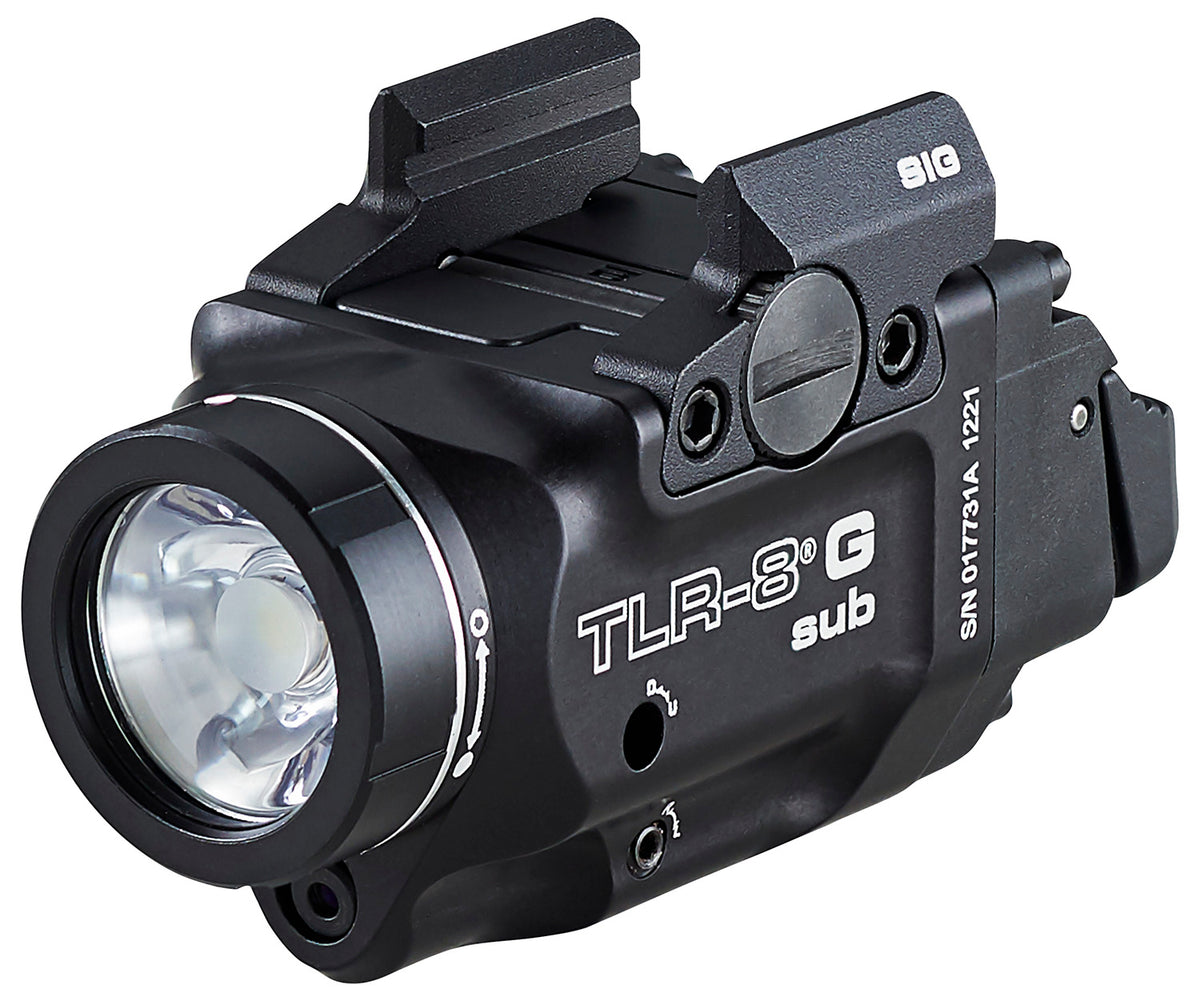 Streamlight TLR-8 69437 Green Laser Weapon Light 500 Lumens Black for Sig P365/P365XL