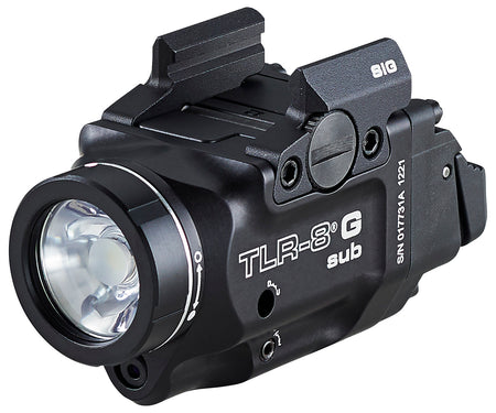 Streamlight TLR-8 69437 Green Laser Weapon Light 500 Lumens Black for Sig P365/P365XL