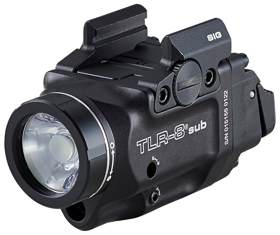 Streamlight TLR-8 Sub 69417 Gun Light Red Laser 500 Lumen White LED Sig Sauer P365 Black Anodized