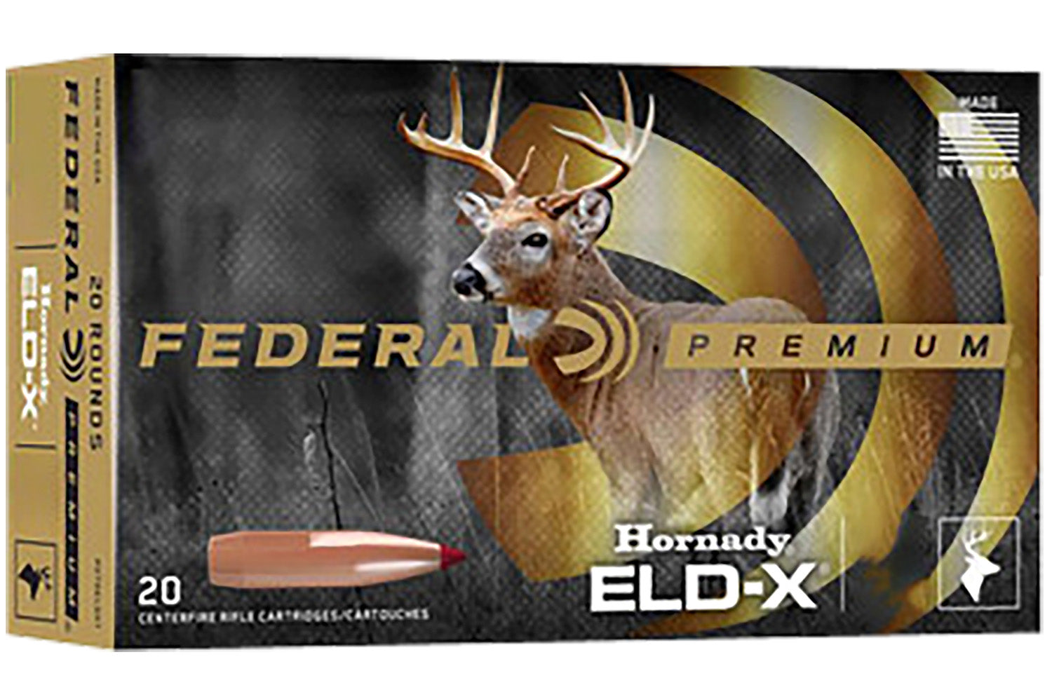 Federal .30-06 Springfield P3006ELDX1 Premium ELD-X Extremely Low Drag-eXpanding 175 Grain