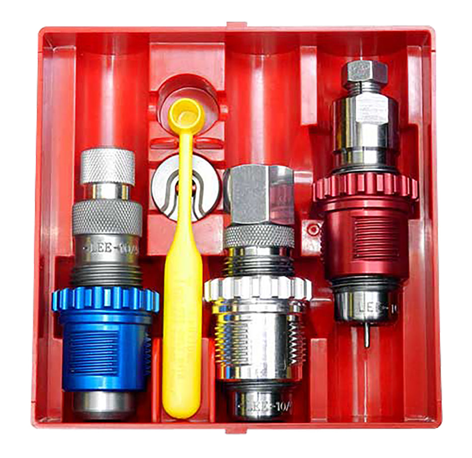 Lee Breech Lock 3-Die Reloading Set 40 S&W Carbide Full Length Sizing and Seater Dies