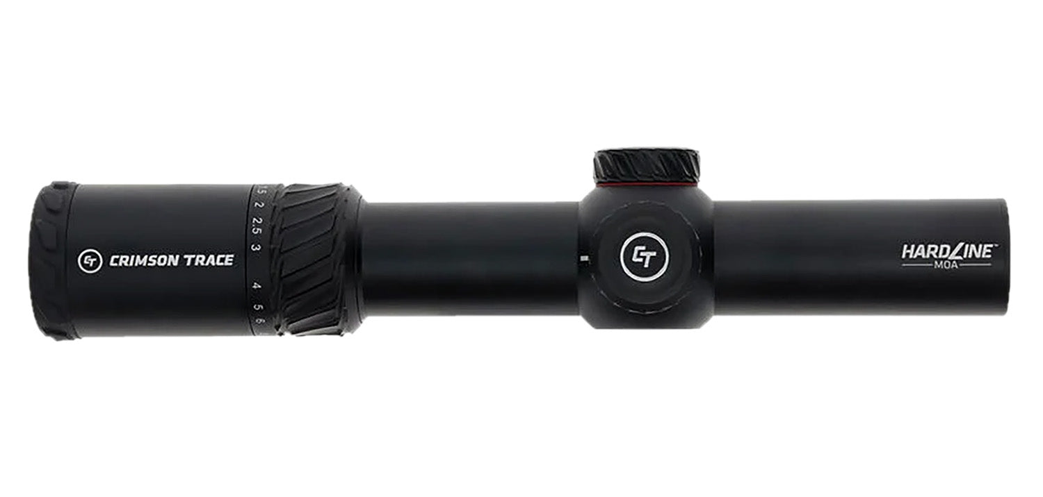 Crimson Trace 013002299 Hardline LPVO 1-6x24mm 34mm Tube Illuminated TR1-MIL Reticle Black
