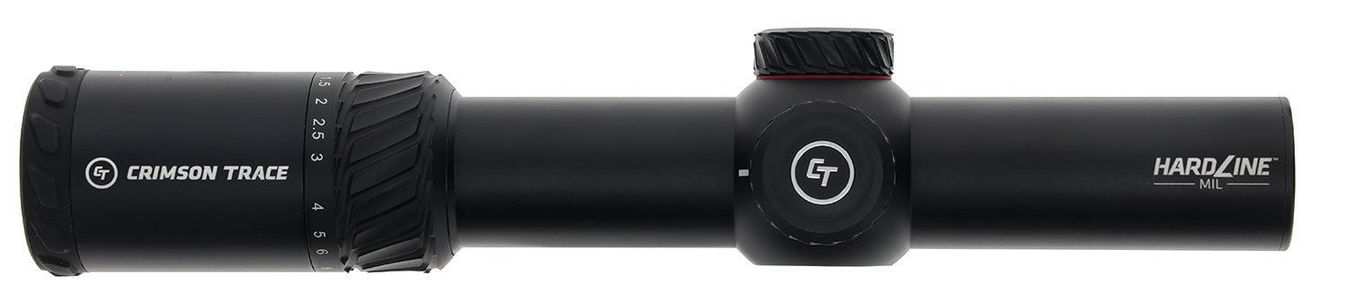 Crimson Trace 013002301 Hardline Black 1-10x28mm 34mm Tube Illuminated TR1-MIL Reticle Scope