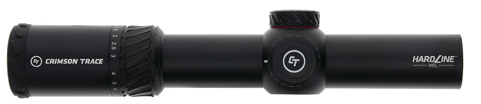 Crimson Trace 013002301 Hardline Black 1-10x28mm 34mm Tube Illuminated TR1-MIL Reticle Scope