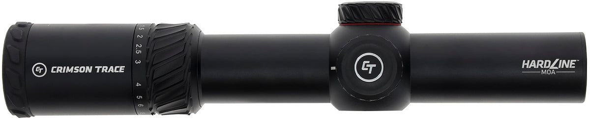 Crimson Trace 013002403 Hardline Black 1-10x28mm 34mm Tube Illuminated TR1-MOA Reticle Scope