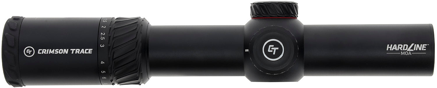 Crimson Trace 013002403 Hardline Black 1-10x28mm 34mm Tube Illuminated TR1-MOA Reticle Scope