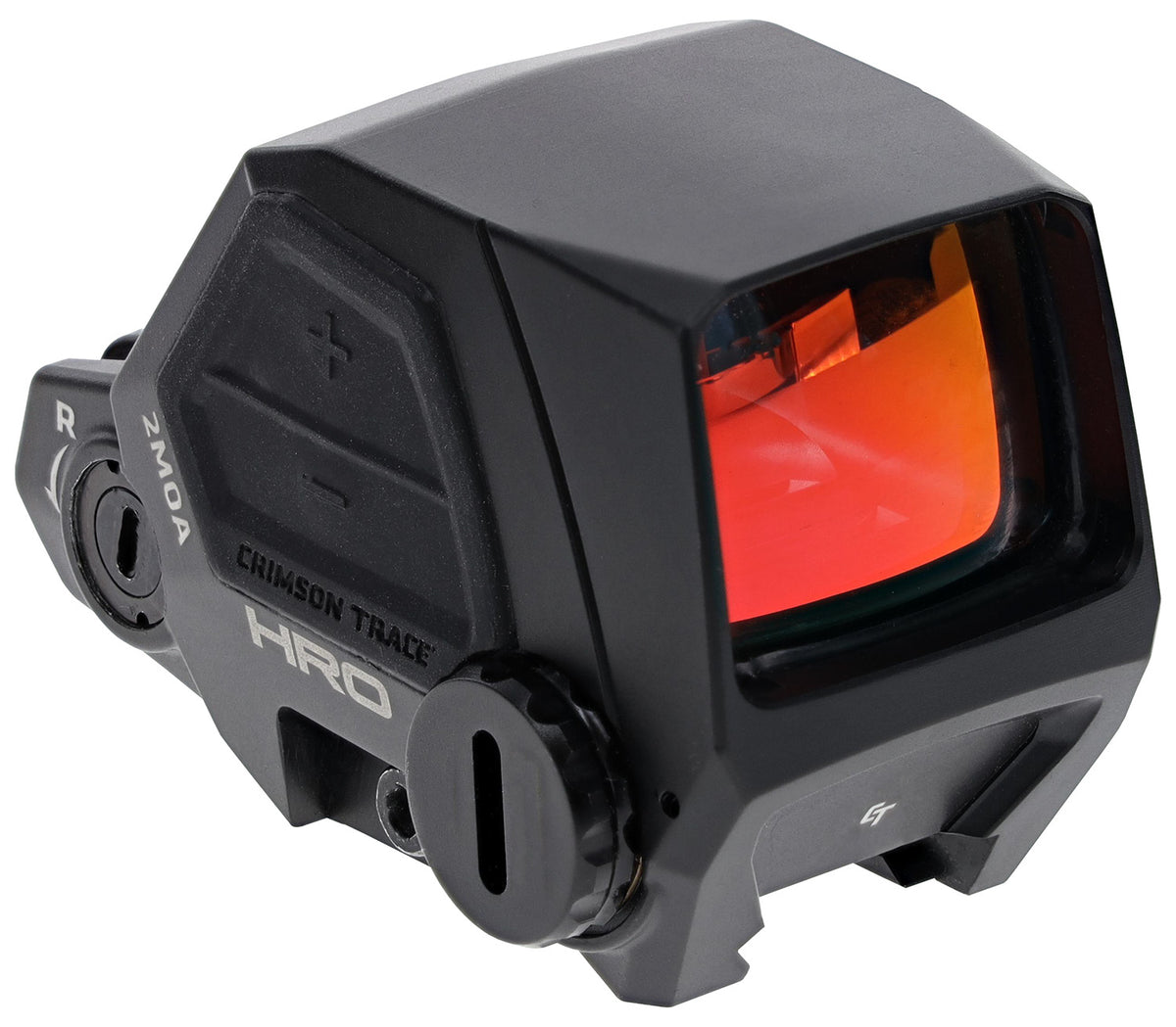 Crimson Trace 0101810 HRO Black Anodized 1x36.50mm 2 MOA Red Dot Reflex Sight