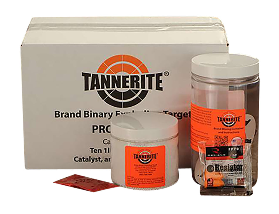 Tannerite Half-Pound Impact Exploding Target Centerfire Rifle with Catalyst and Mixing Container 10-Pack