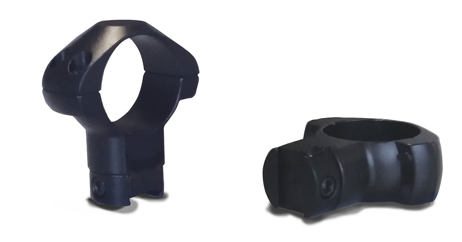 Konus 7415 Steel Riflescope Rings 1" High Black 3/8" Grooved Receiver .22 Rail Airgun 0 MOA