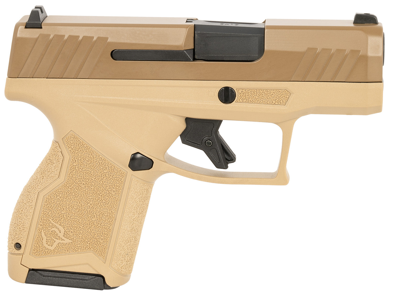 Taurus GX4 Micro-Compact 9mm Luger Pistol, 11+1, 3.06" Black Barrel, Tan Cerakote Slide, Coyote Tan Frame