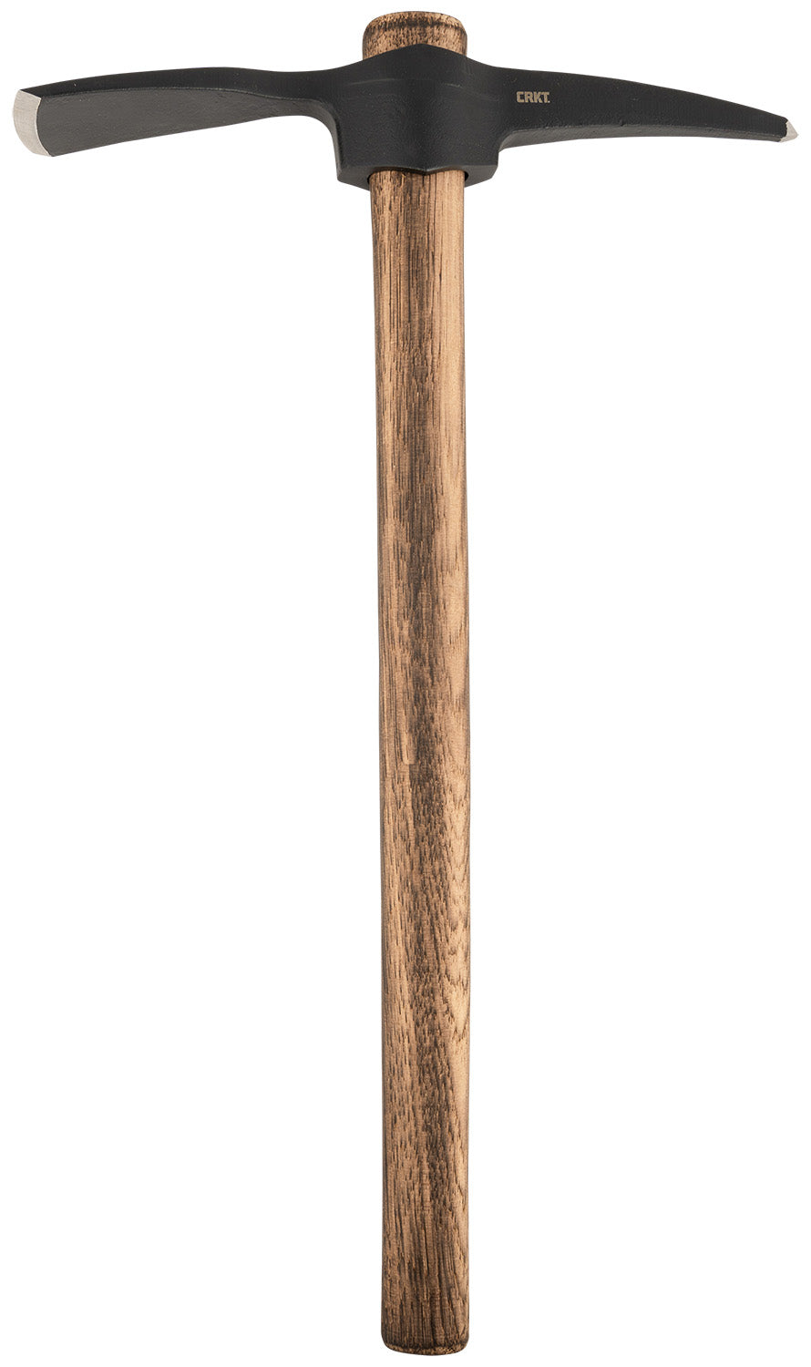 CRKT Chogan Mattock Camp Tool 1055 Carbon Steel Head Fire Treated Hickory Handle 19" OAL