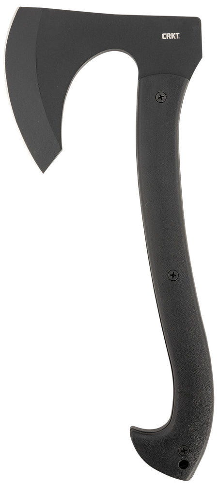 CRKT Skeggox Compact Bearded Axe 4.83" SK-5 Steel Blade Black GRN Handle Full Tang 12.94" Overall with MOLLE Sheath