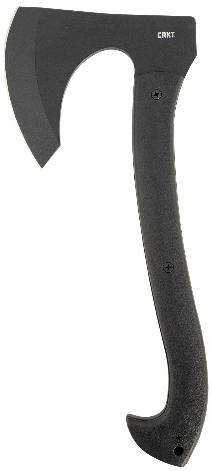 CRKT Skeggox Compact Bearded Axe 4.83" SK-5 Steel Blade Black GRN Handle Full Tang 12.94" Overall with MOLLE Sheath