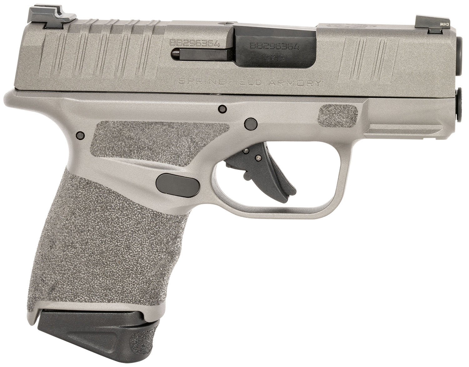 Springfield Armory Hellcat Micro-Compact 9mm 3" 13-Round Pistol, Gray/Tungsten Cerakote