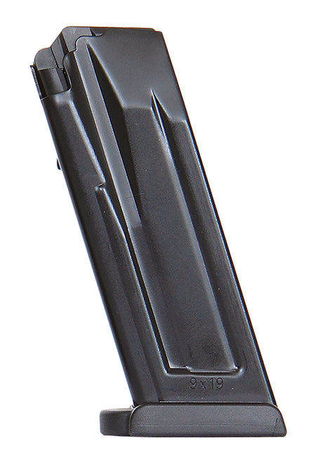 HK 50253678 VP9SK/P30SK Magazine 10rd Flush Floorplate 9mm Luger Black Steel