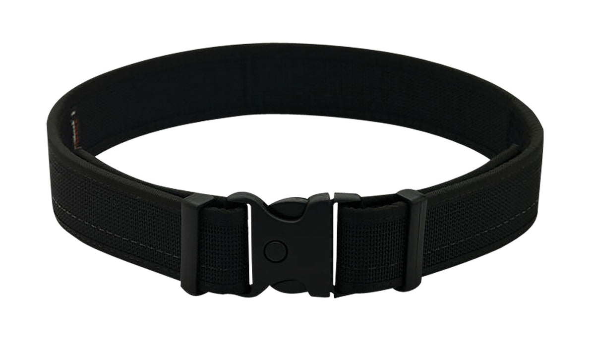 Uncle Mike's BLTUM36/40MBL Matte Black Leather Gun Belt 36/40 1.5" Wide Buckle Closure