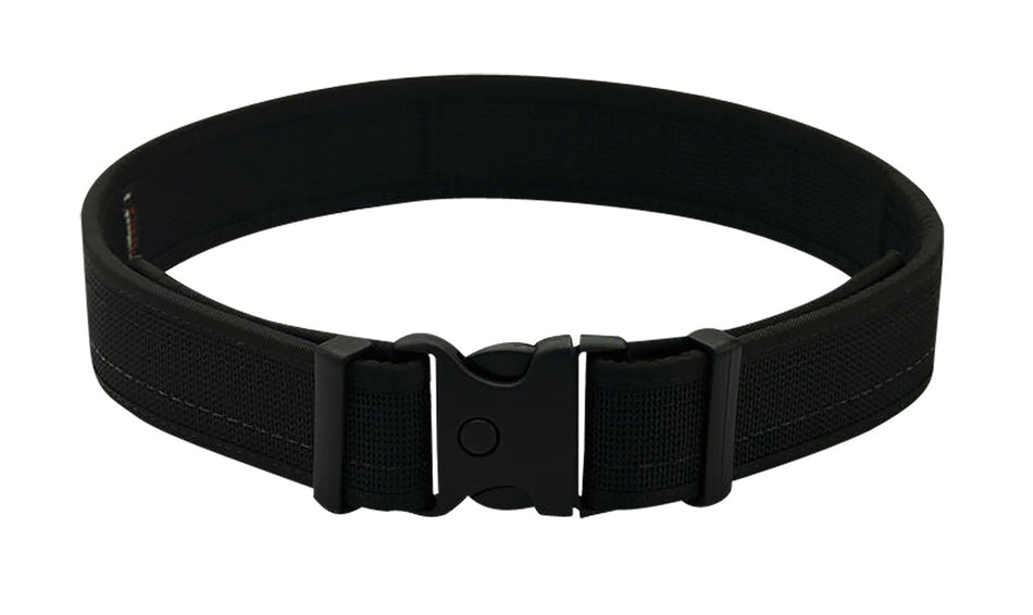 Uncle Mike's BLTUM40/44MBL Matte Black Leather Gun Belt 40/44 1.5" Wide Buckle Closure
