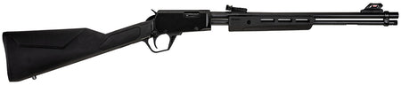 Rossi Gallery Pump-Action .22 WMR Rifle, 12+1 Capacity, 20" Polished Black Barrel, Synthetic Stock, Fiber Optic Sights