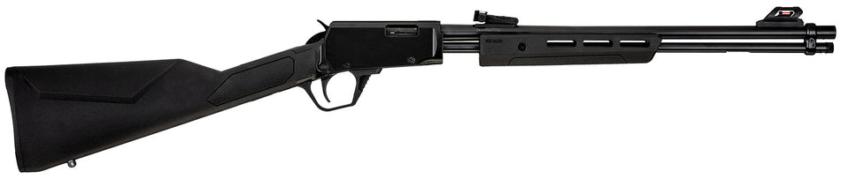 Rossi Gallery Pump-Action .22 WMR Rifle, 12+1 Capacity, 20" Polished Black Barrel, Synthetic Stock, Fiber Optic Sights