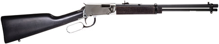 Rossi Rio Bravo .22 LR Lever Action Rifle, 18" Barrel, 15+1 Capacity, Nickel Receiver, Hardwood Stock