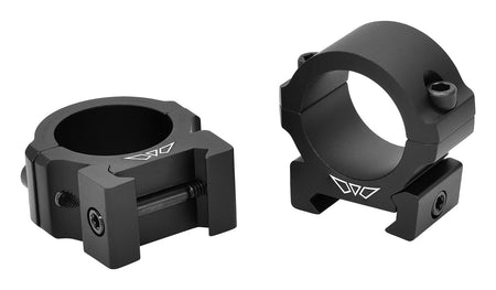 Warne V600M Horizontal Rings Vapor Series 1-Inch Low Matte Black 0 MOA