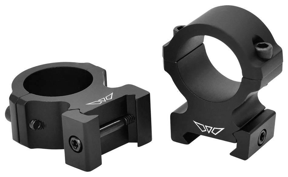 Warne V602M Horizontal Rings Vapor Series 1-Inch High Matte Black 0 MOA