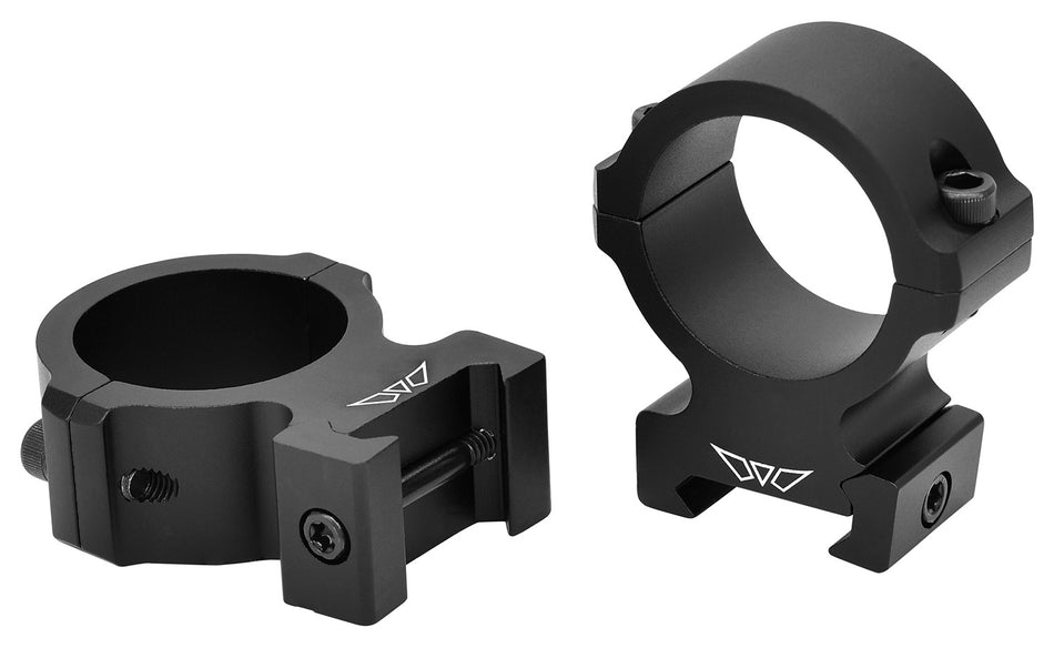 Warne V615M Horizontal Rings Vapor Series 30mm High Matte Black 0 MOA